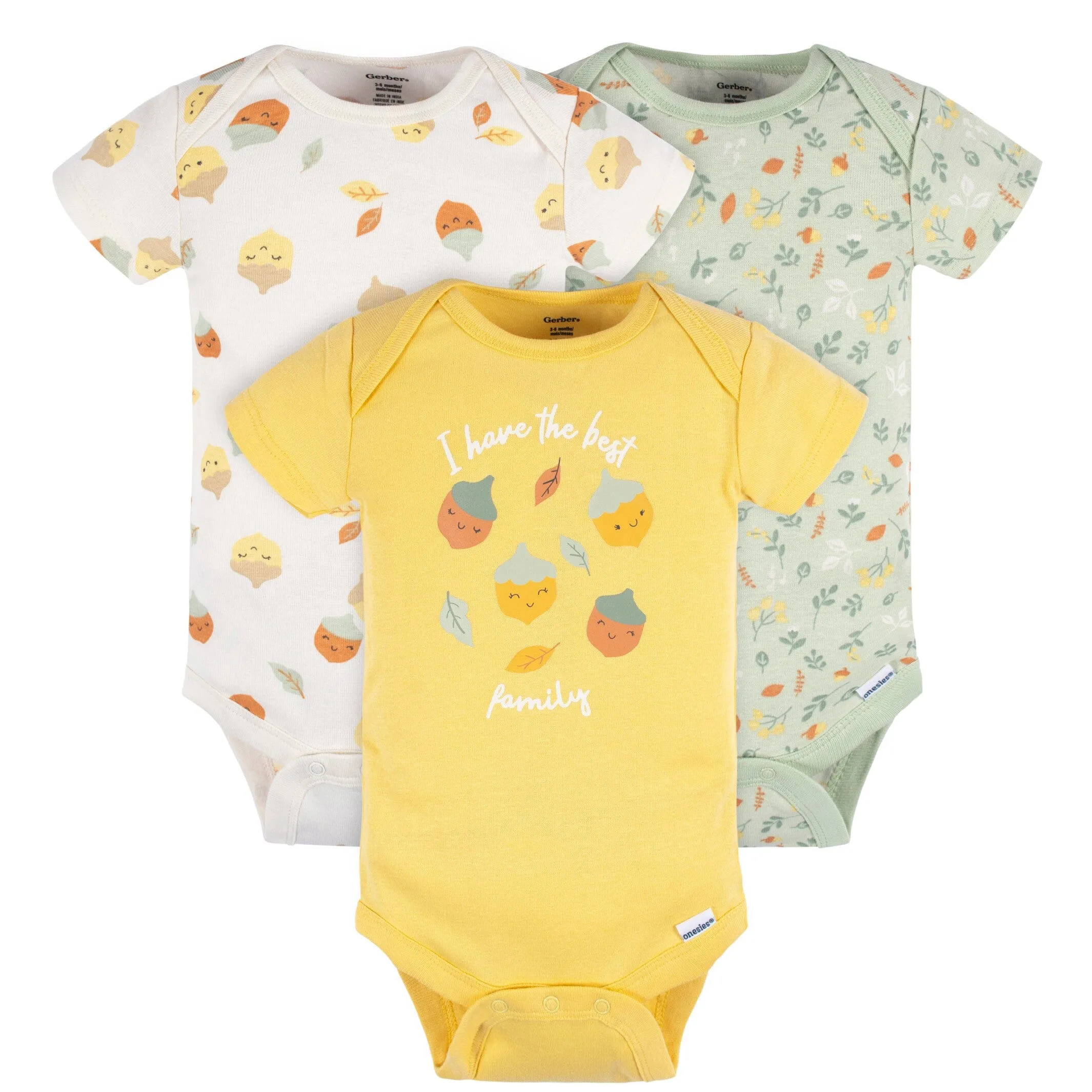 12-Piece Baby Girls Acorns Layette Bundle Gerber Childrenswea
