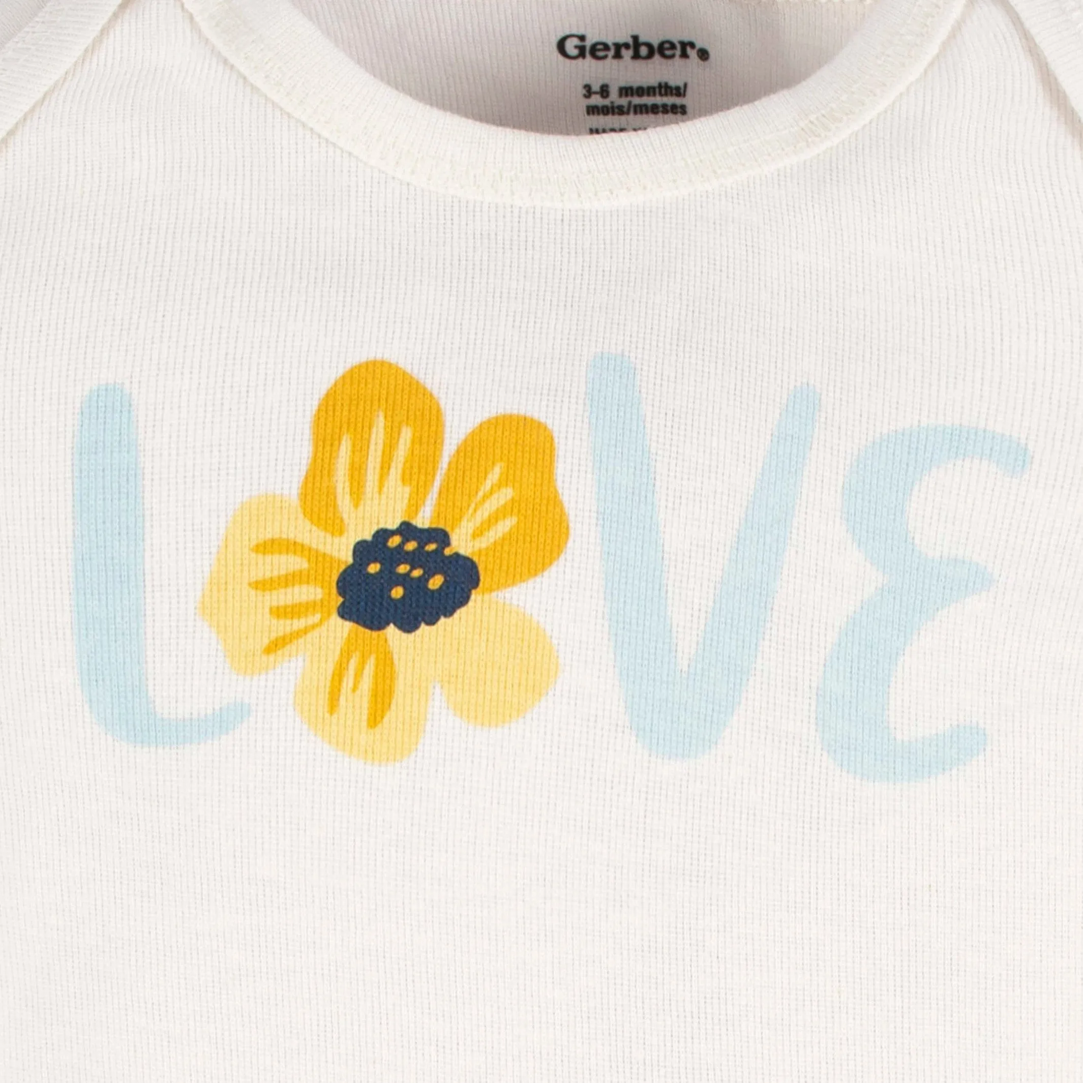12-Piece Baby Girls Blue Flowers Layette Bundle Gerber Childrenswea