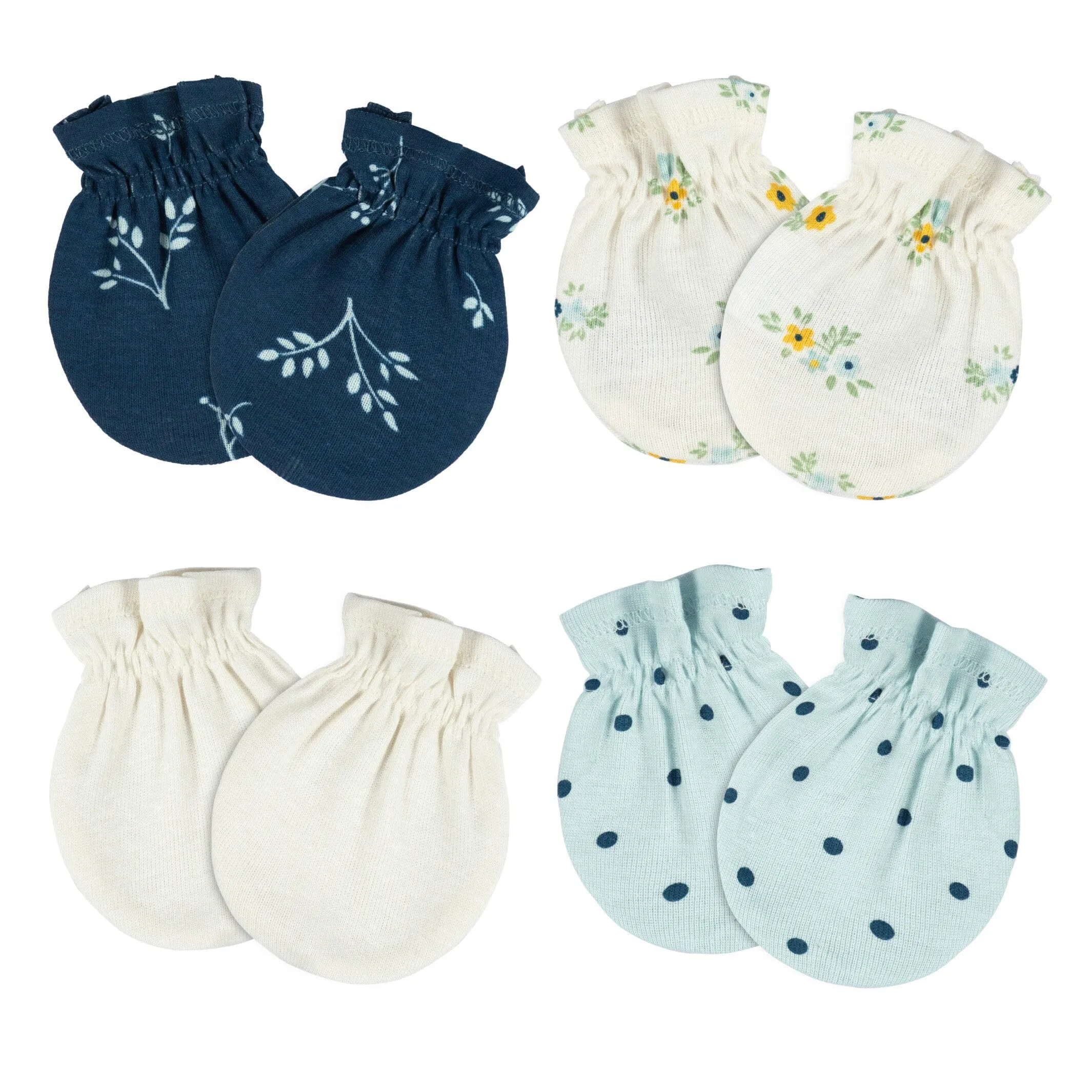 12-Piece Baby Girls Blue Flowers Layette Bundle Gerber Childrenswea