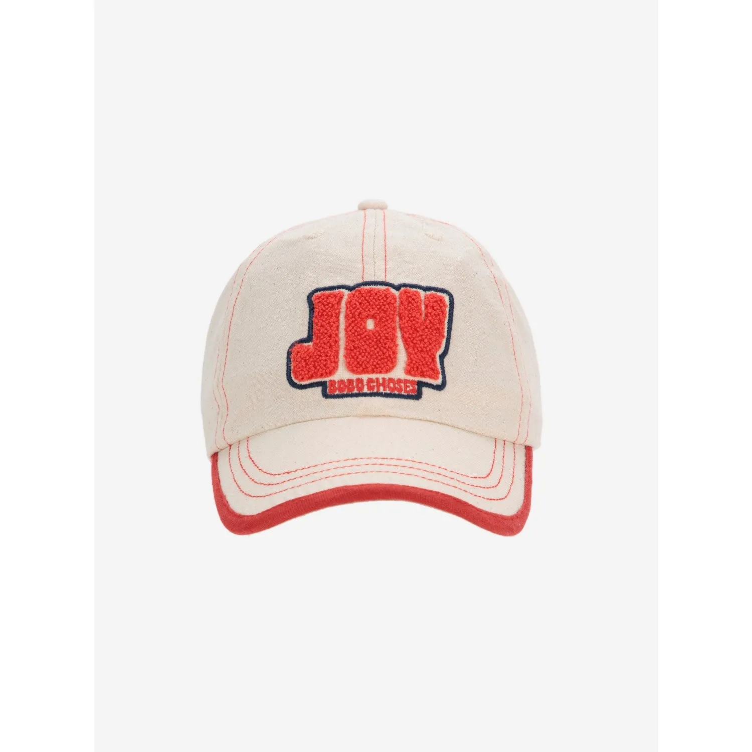 Bobo Choses Offwhite Joy Patch Cotton Cap
