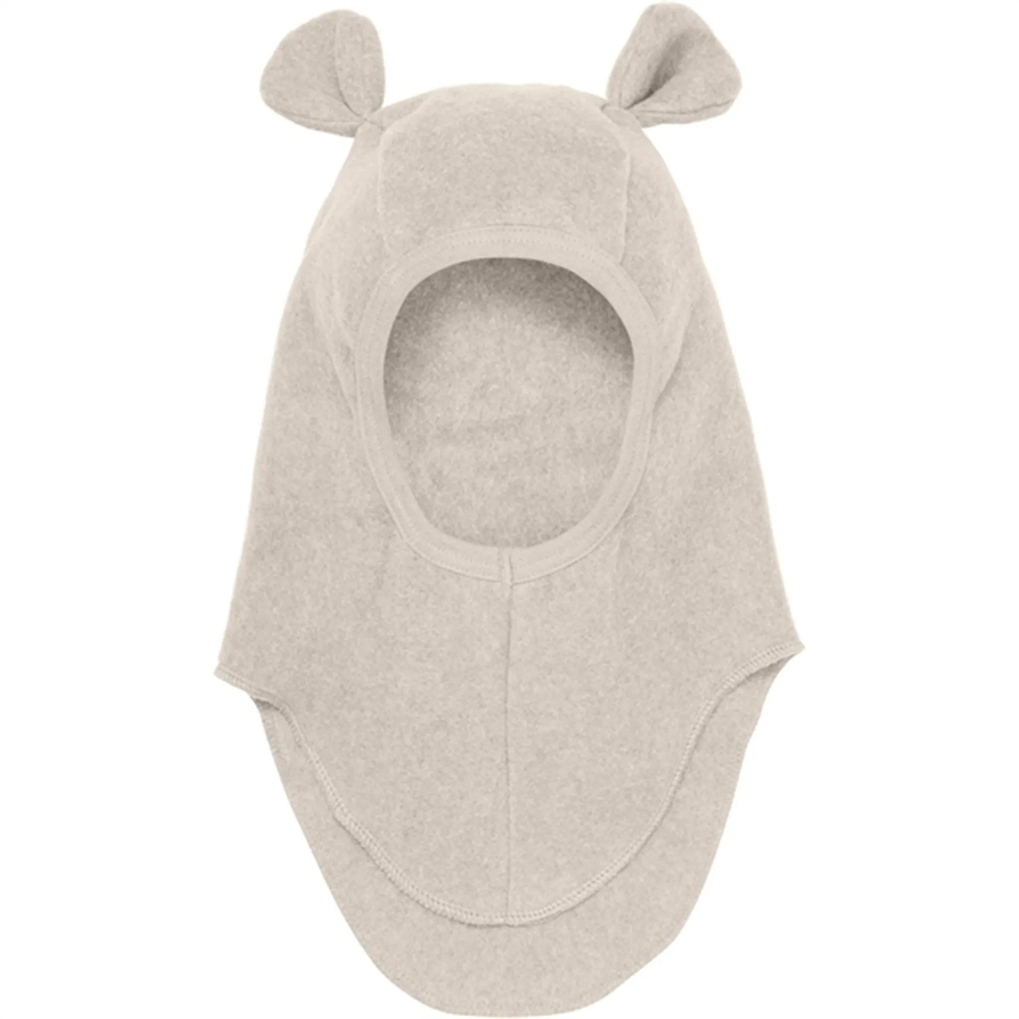 Huttelihut Balaclava Ears Cotton Fleece Camel Melange
