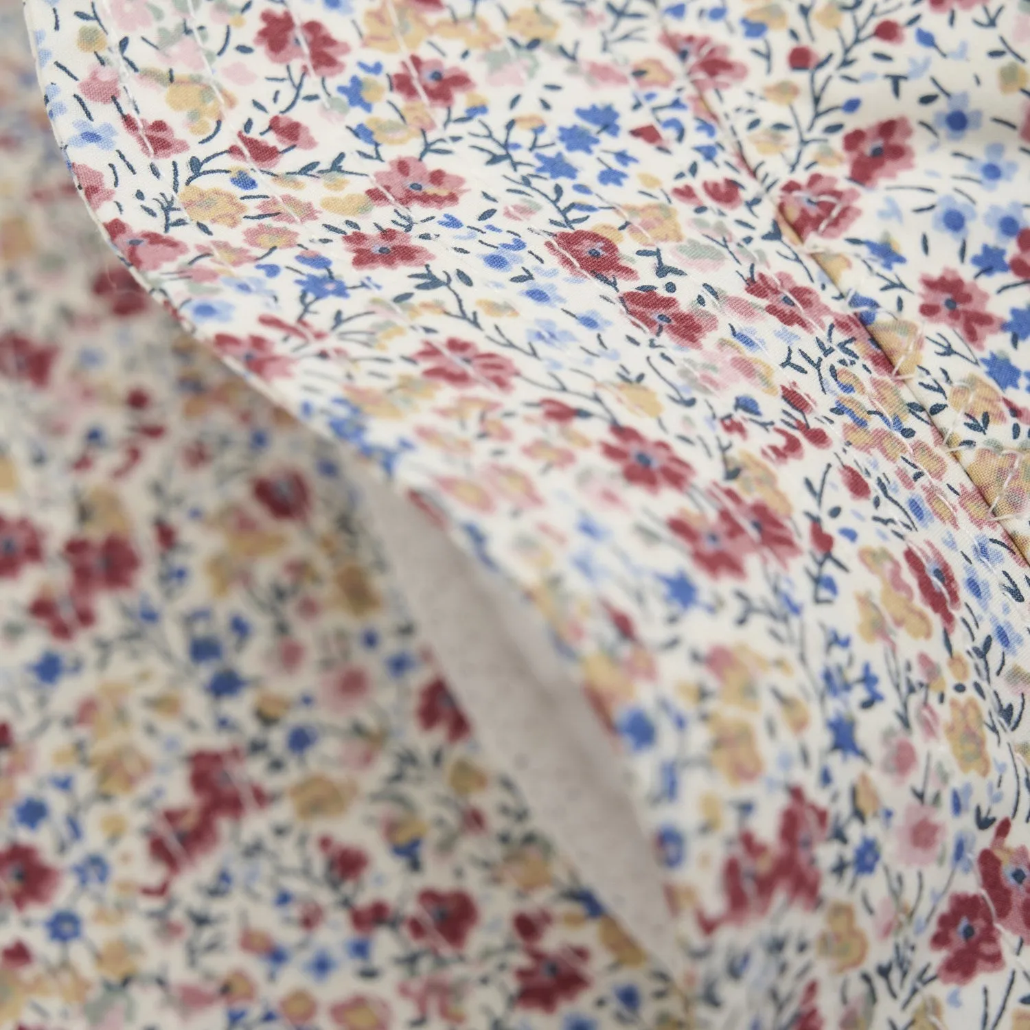 Huttelihut Sepia Rose Bucket Hat In Liberty Fabric