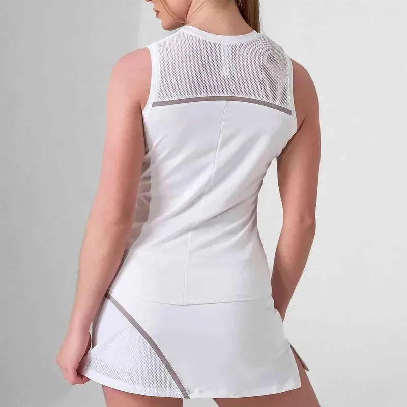 InPhorm Elise Tank - White/Latte