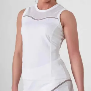 InPhorm Elise Tank - White/Latte
