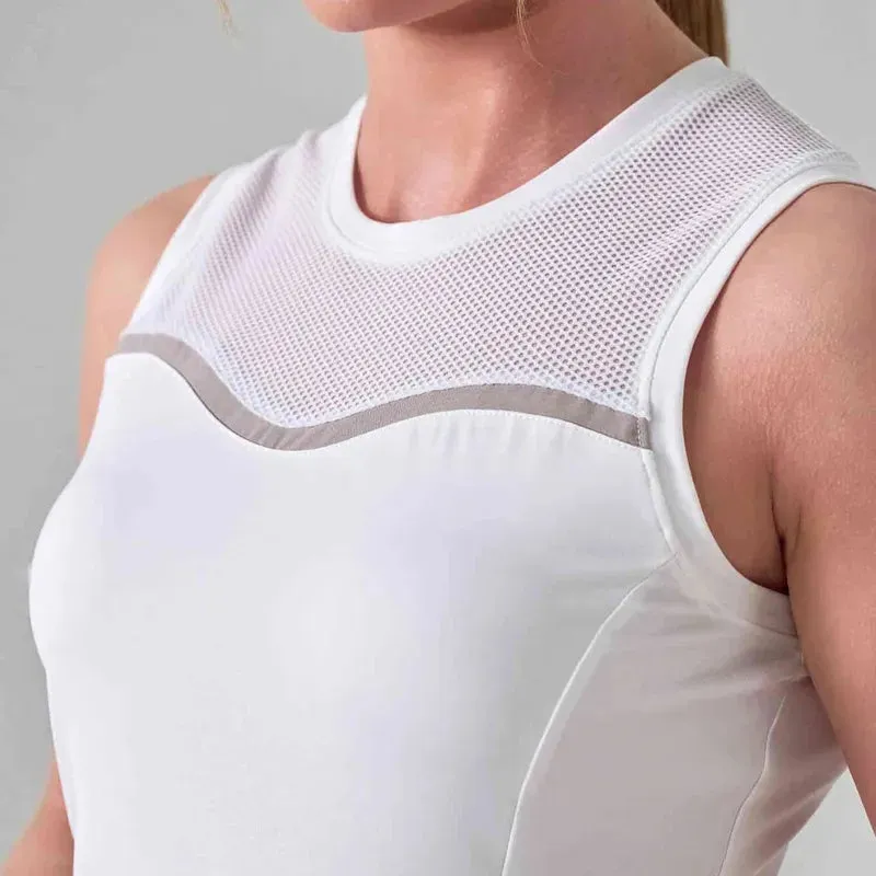 InPhorm Elise Tank - White/Latte