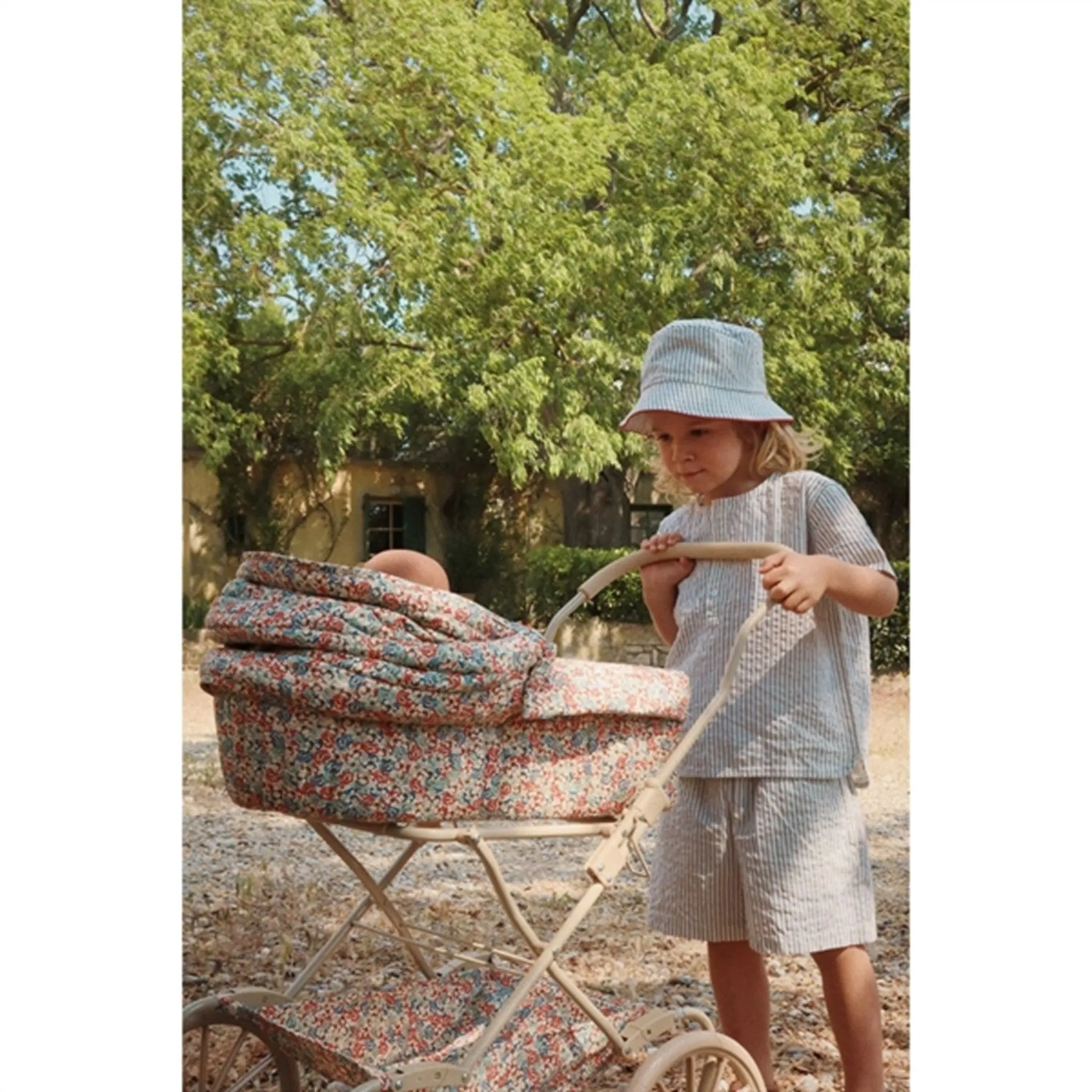 Konges Sljd Ace Bucket Hat Stripe Bluie