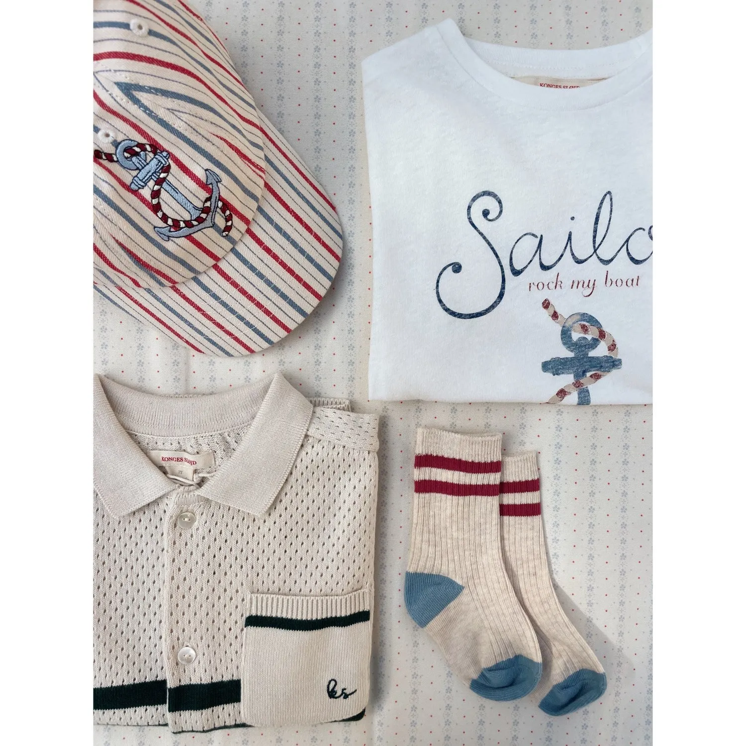 Konges Sljd Antique Stripe Marlon Cap Gots