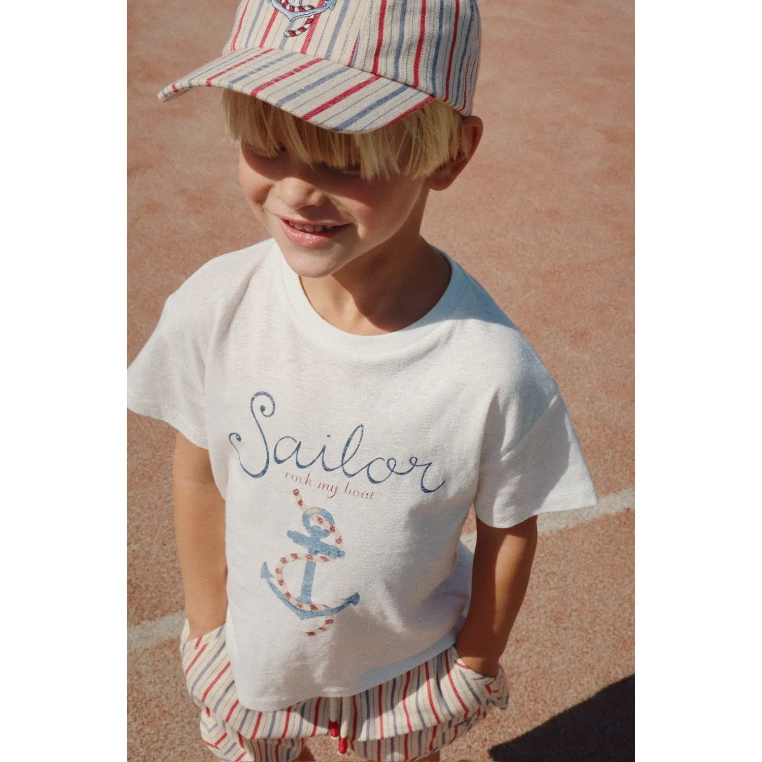 Konges Sljd Antique Stripe Marlon Cap Gots