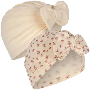 Konges Sljd Buttercream/Bloomie Basic 2 Pack Bambi Bunnet Gots
