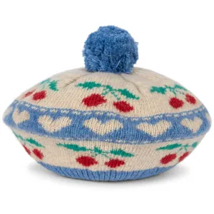 Konges Sljd Cherry Stripe Belou Knit Beret