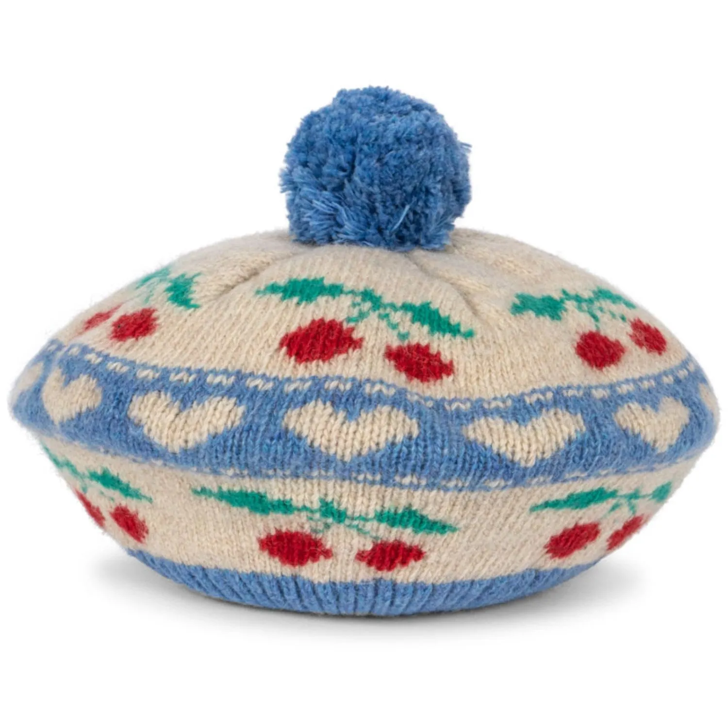 Konges Sljd Cherry Stripe Belou Knit Beret