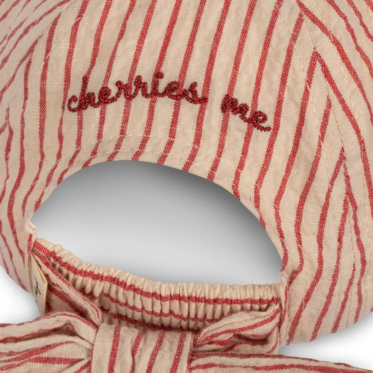Konges Sljd Ellie Bow Cap Amour Stripe