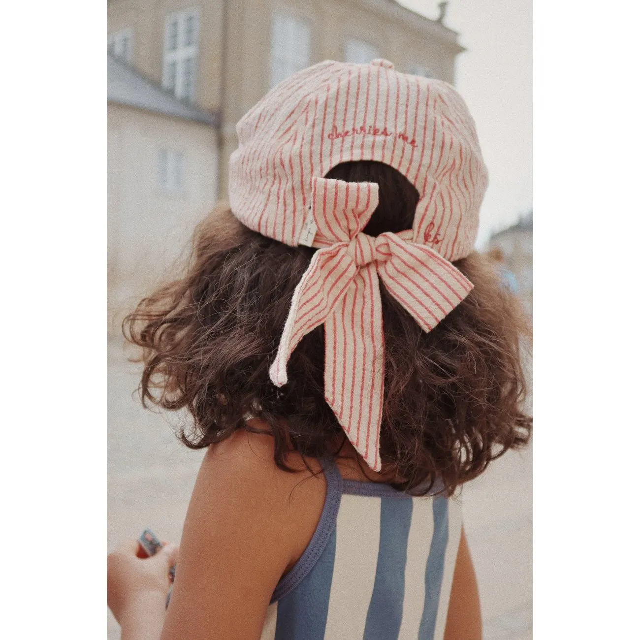 Konges Sljd Ellie Bow Cap Amour Stripe