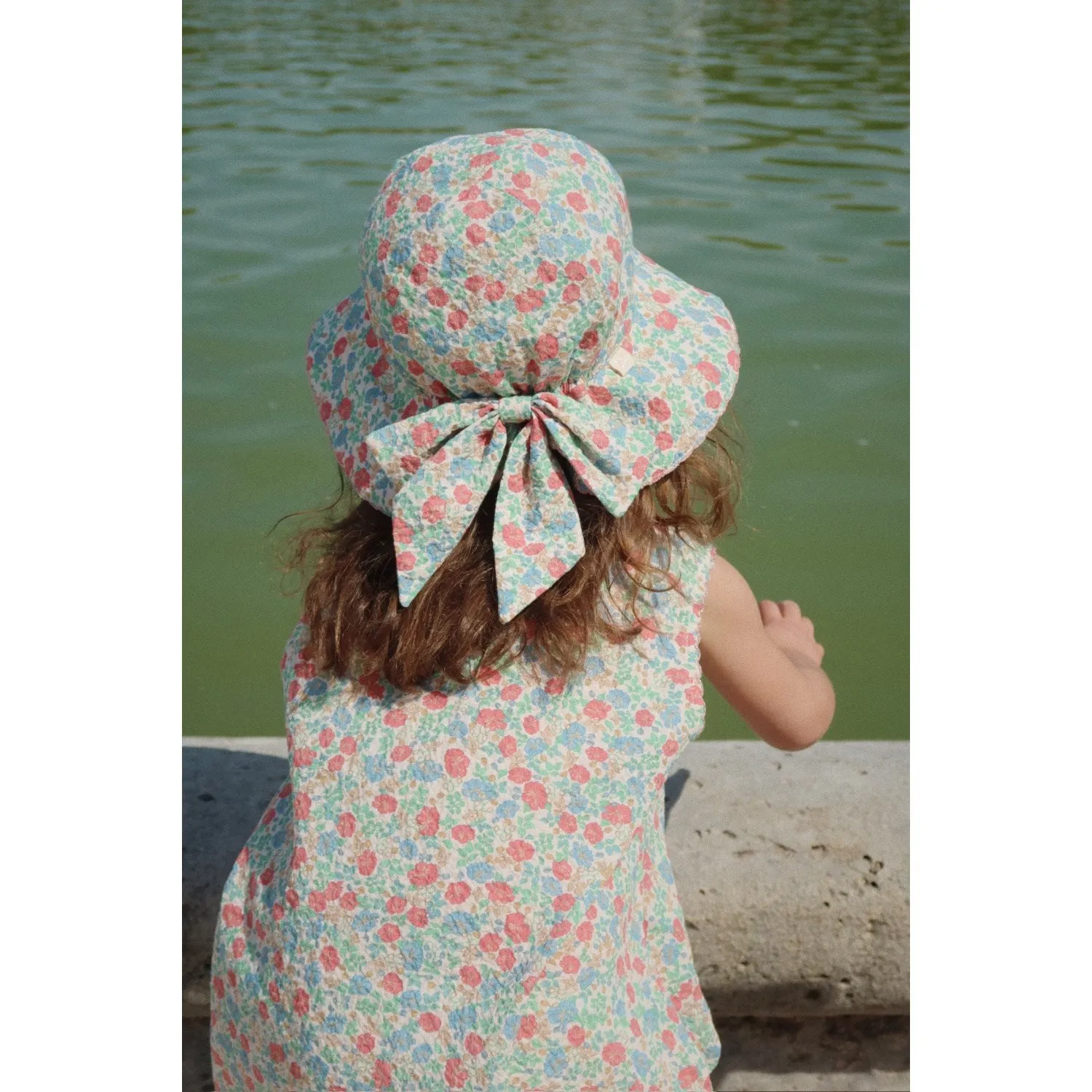 Konges Sljd Fiola Elin Bow Sun hat Gots