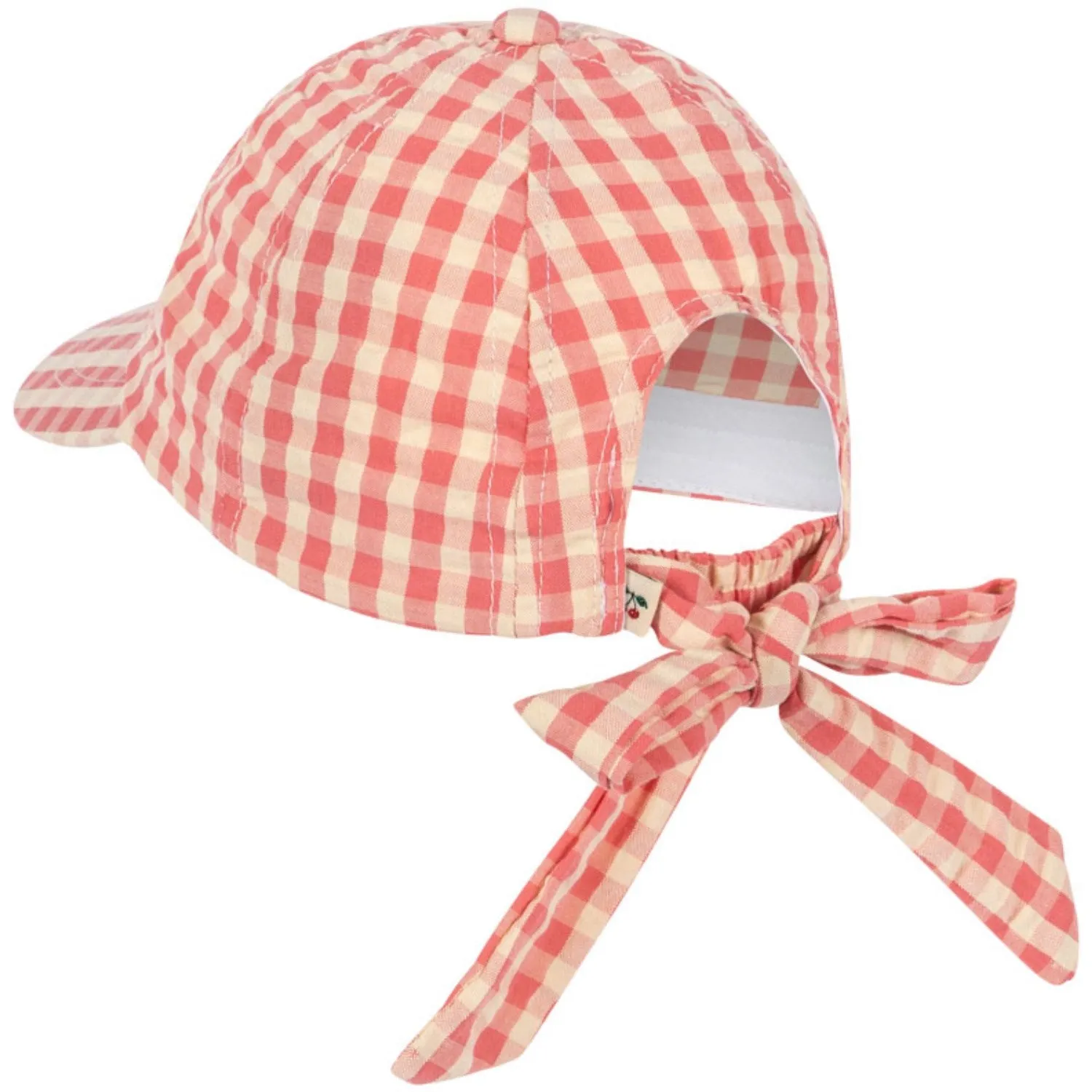 Konges Sljd Flamingo Plume Check Kim Bow Cap Gots