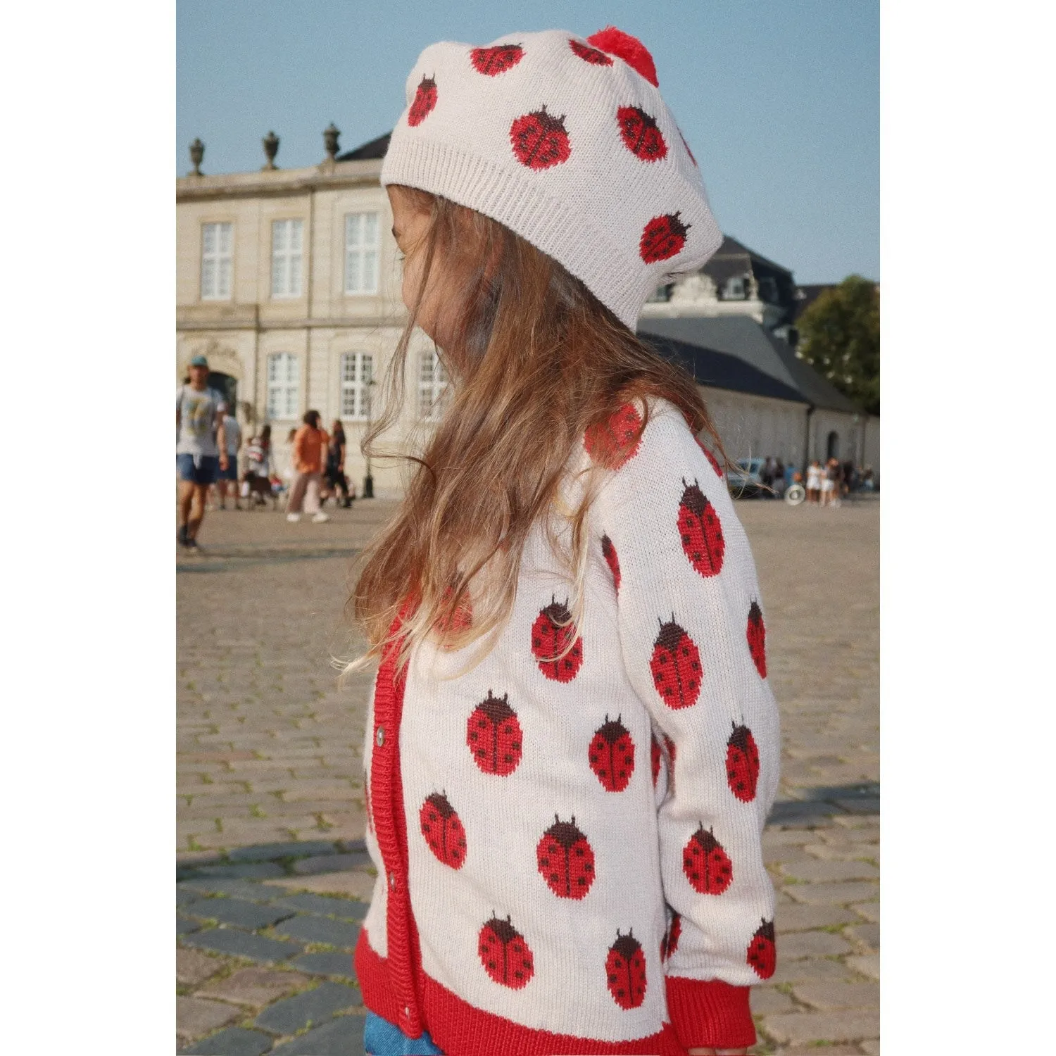 Konges Sljd Ladybug Belou Knit Beret