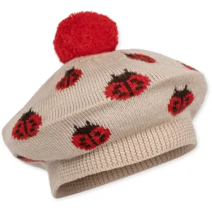 Konges Sljd Ladybug Belou Knit Beret