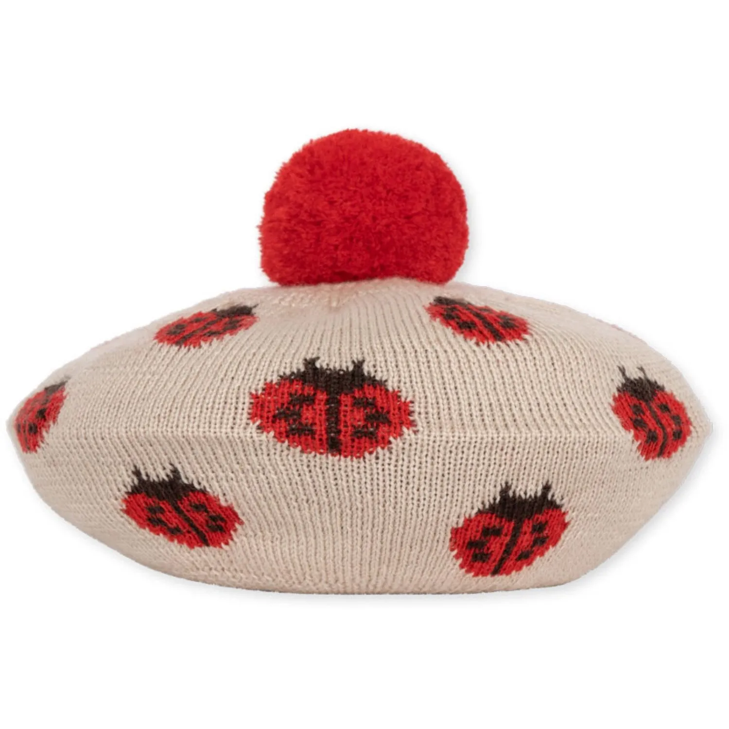 Konges Sljd Ladybug Belou Knit Beret
