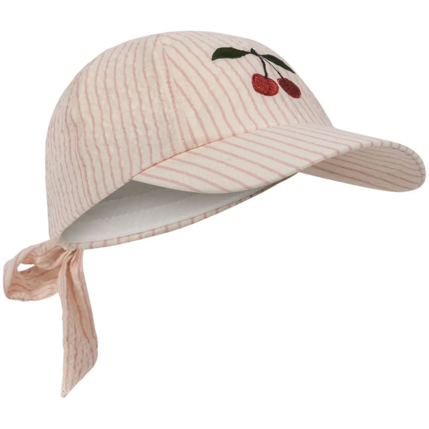 Konges Sljd Peony Stripe Ellie Bow Cap Gots