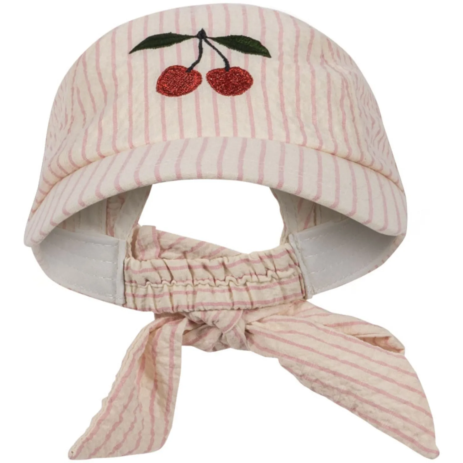 Konges Sljd Peony Stripe Ellie Bow Cap Gots