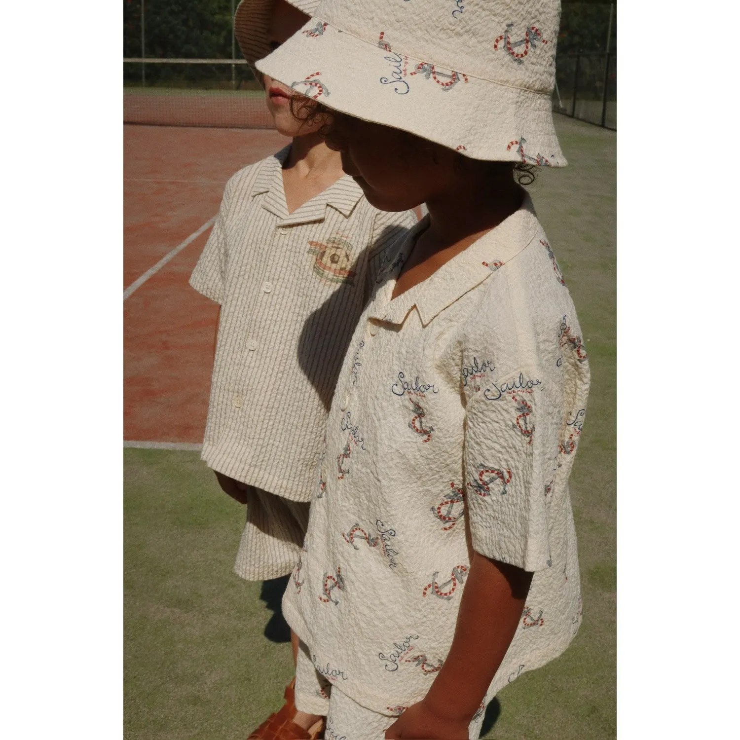 Konges Sljd Rock My Boat Elliot Bucket Hat Gots
