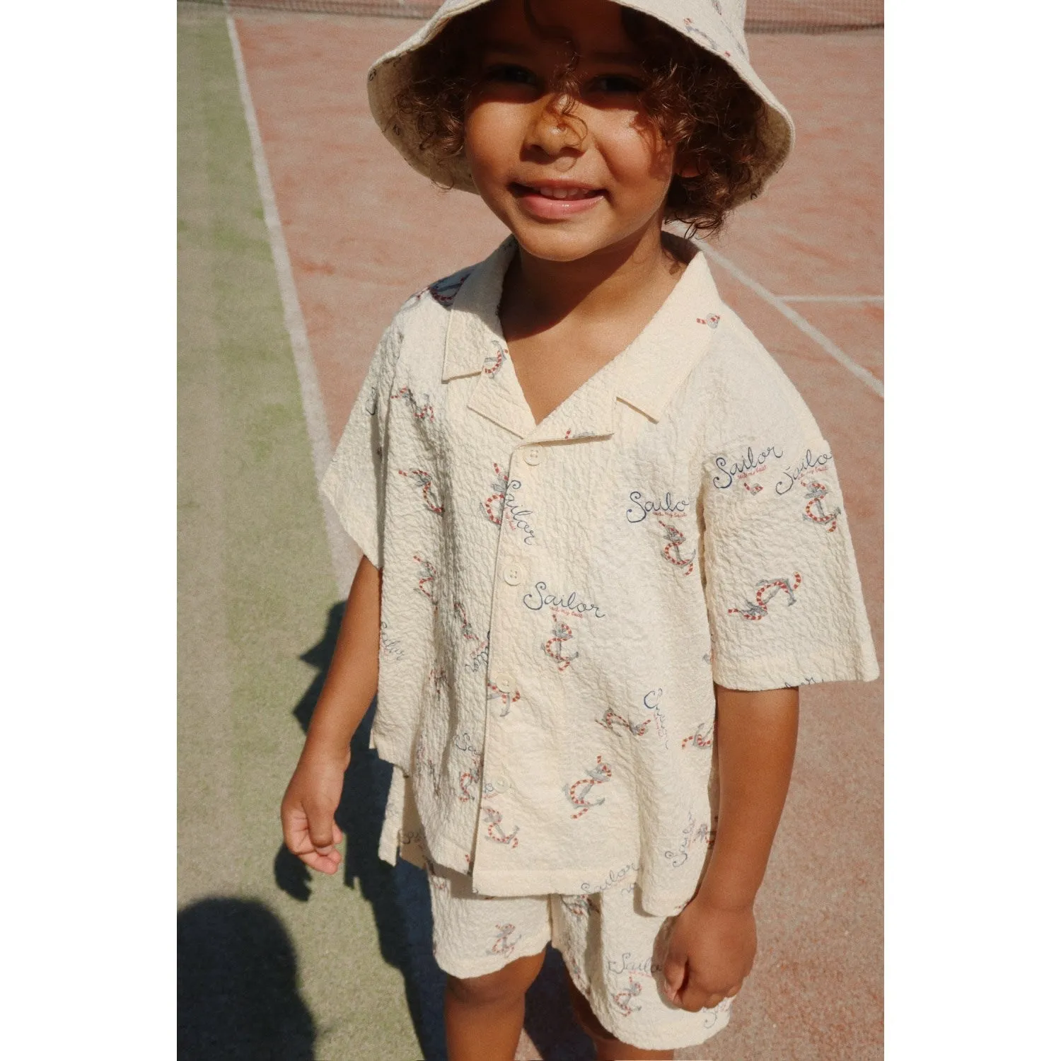 Konges Sljd Rock My Boat Elliot Bucket Hat Gots