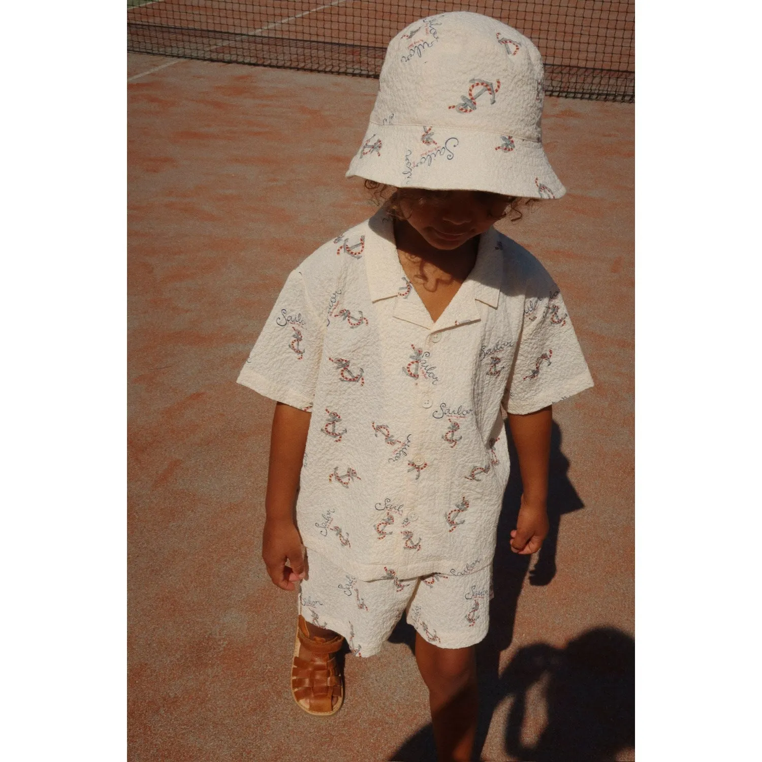 Konges Sljd Rock My Boat Elliot Bucket Hat Gots