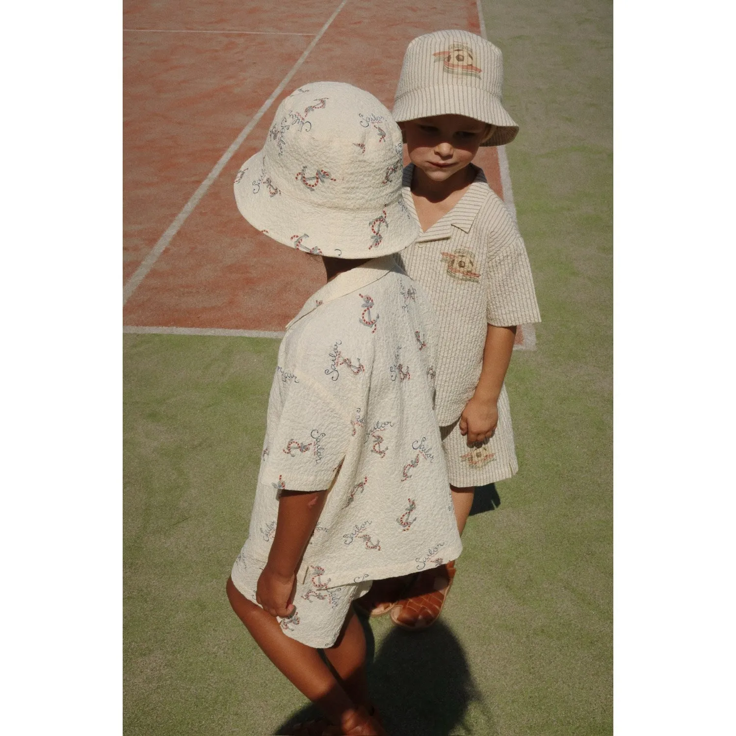Konges Sljd Rock My Boat Elliot Bucket Hat Gots