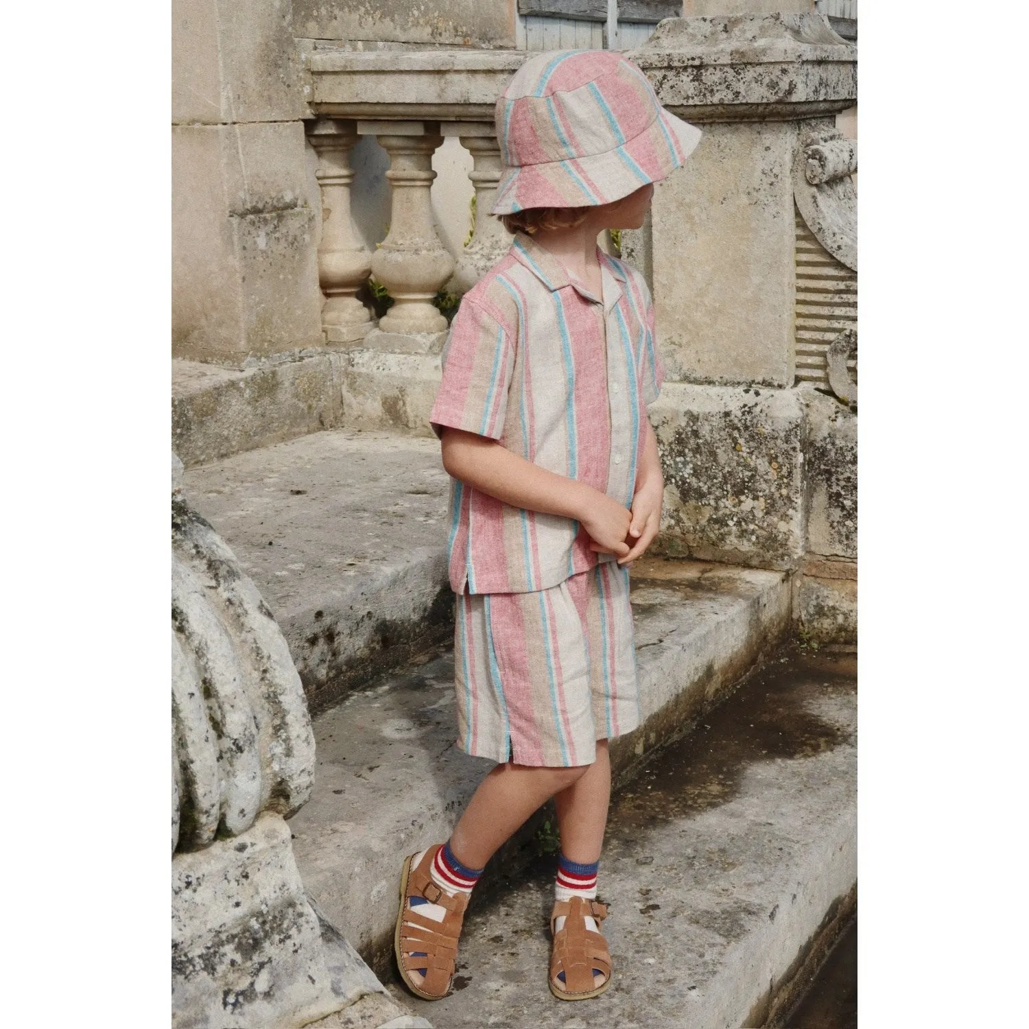 Konges Sljd Stan Stripe Venice Bucket Hat