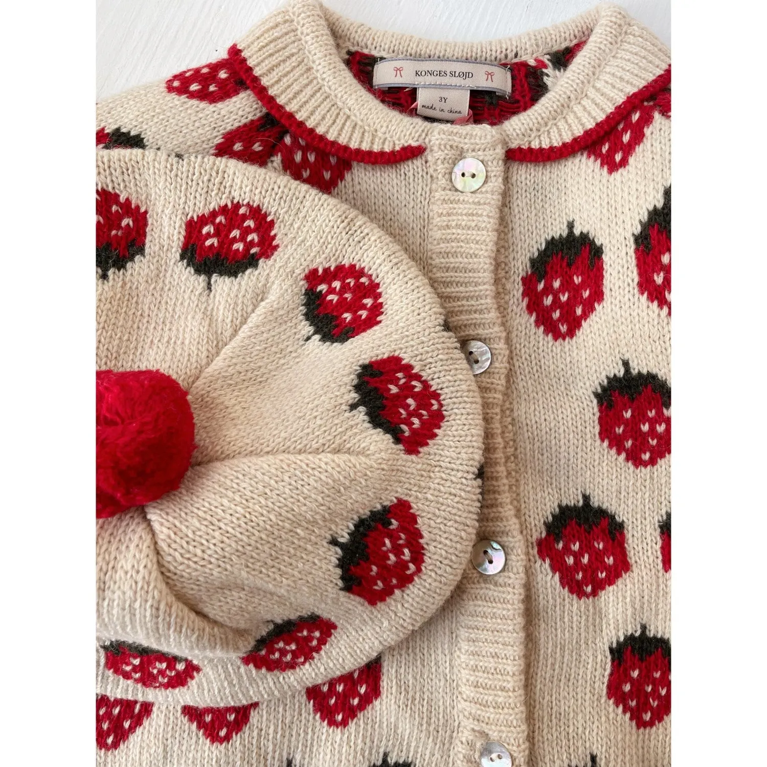 Konges Sljd Strawberry Belou Knit Beret