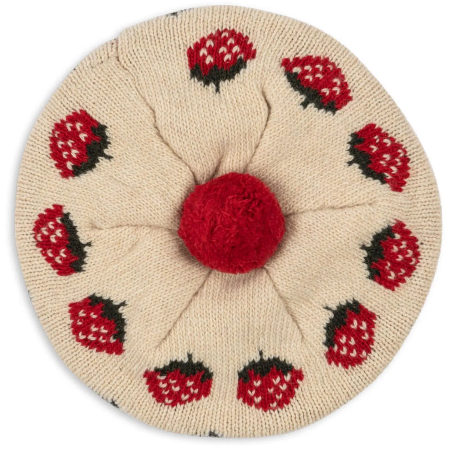 Konges Sljd Strawberry Belou Knit Beret