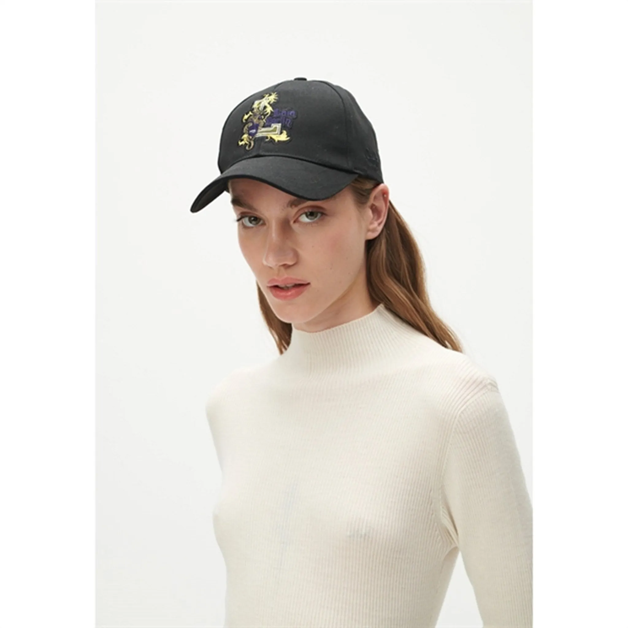 Lala Berlin Cap Hella Black