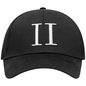 Les Deux Kids Black/White Baseball Cap Encore Suede