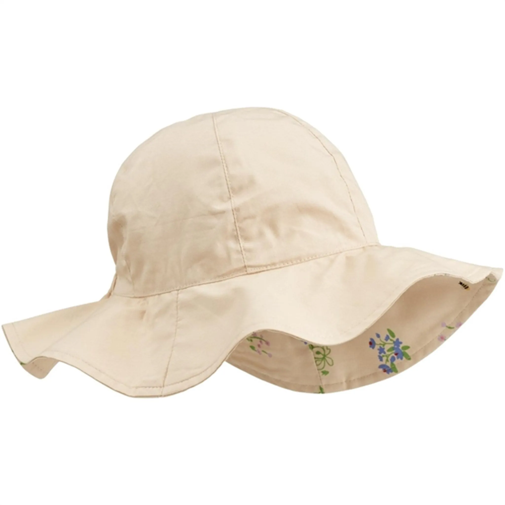 Liewood Amelia Reversible Sun Hat Flora Sandy Sandy