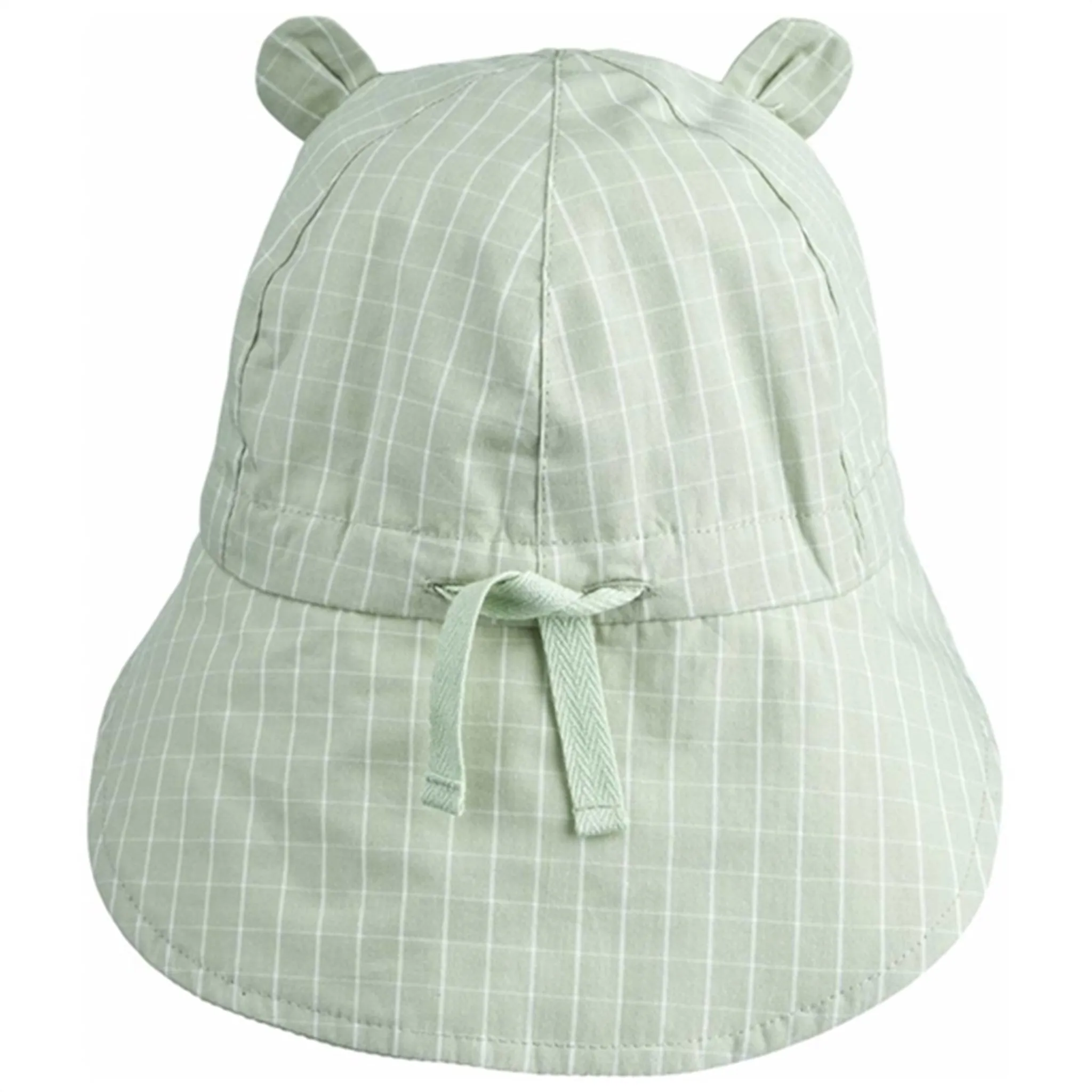 Liewood Gorm Reversible Seersucker Sun Hat Dusty Mint/Creme De La Creme