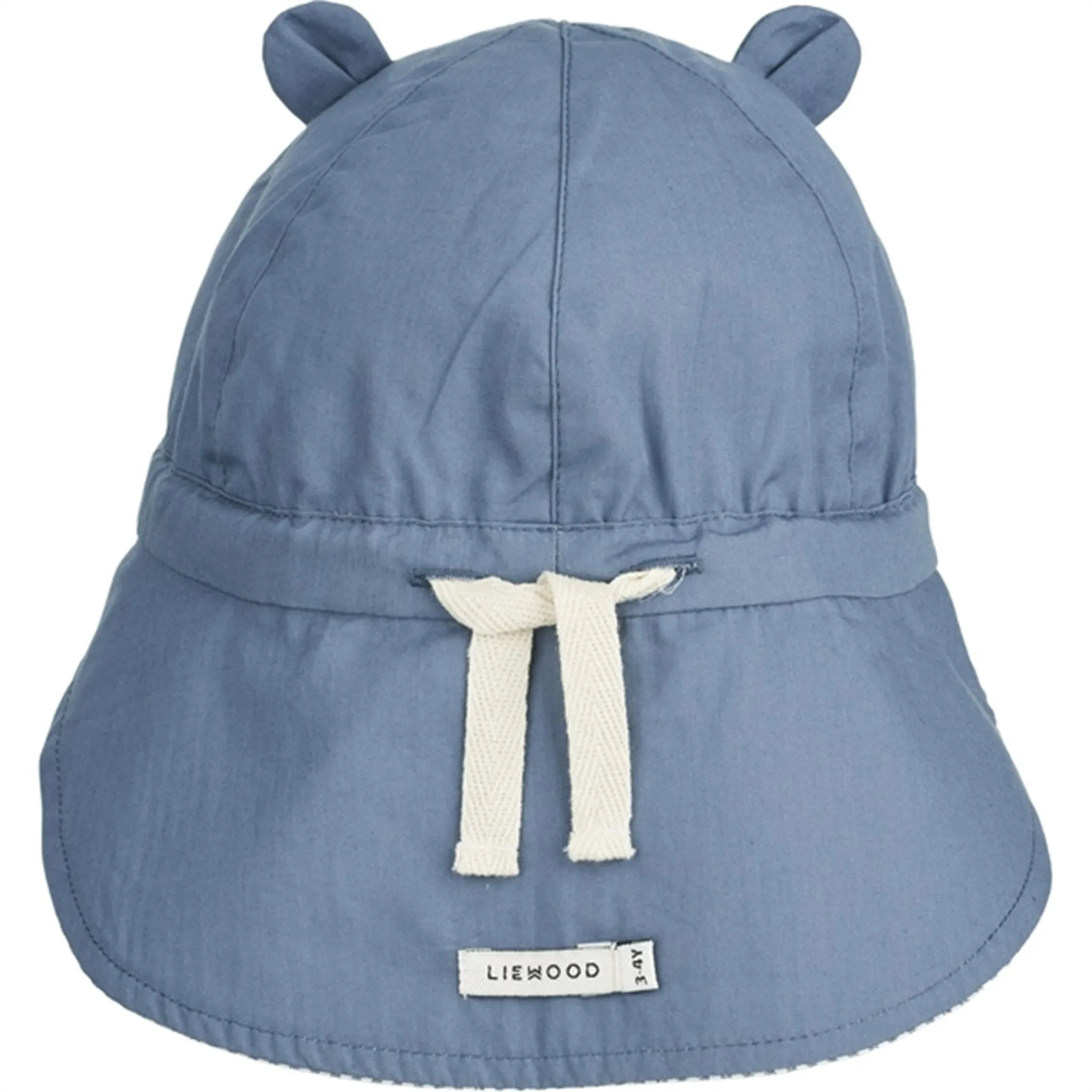 Liewood Gorm Sun Hat Stripe Blue Wave/Creme De La Creme