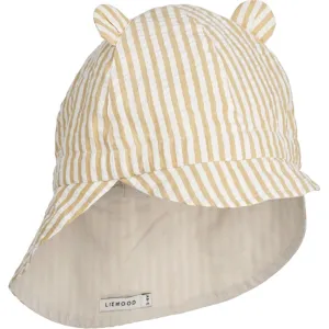 Liewood Gorm Sun Hat Stripe Yellow Mellow/Crme