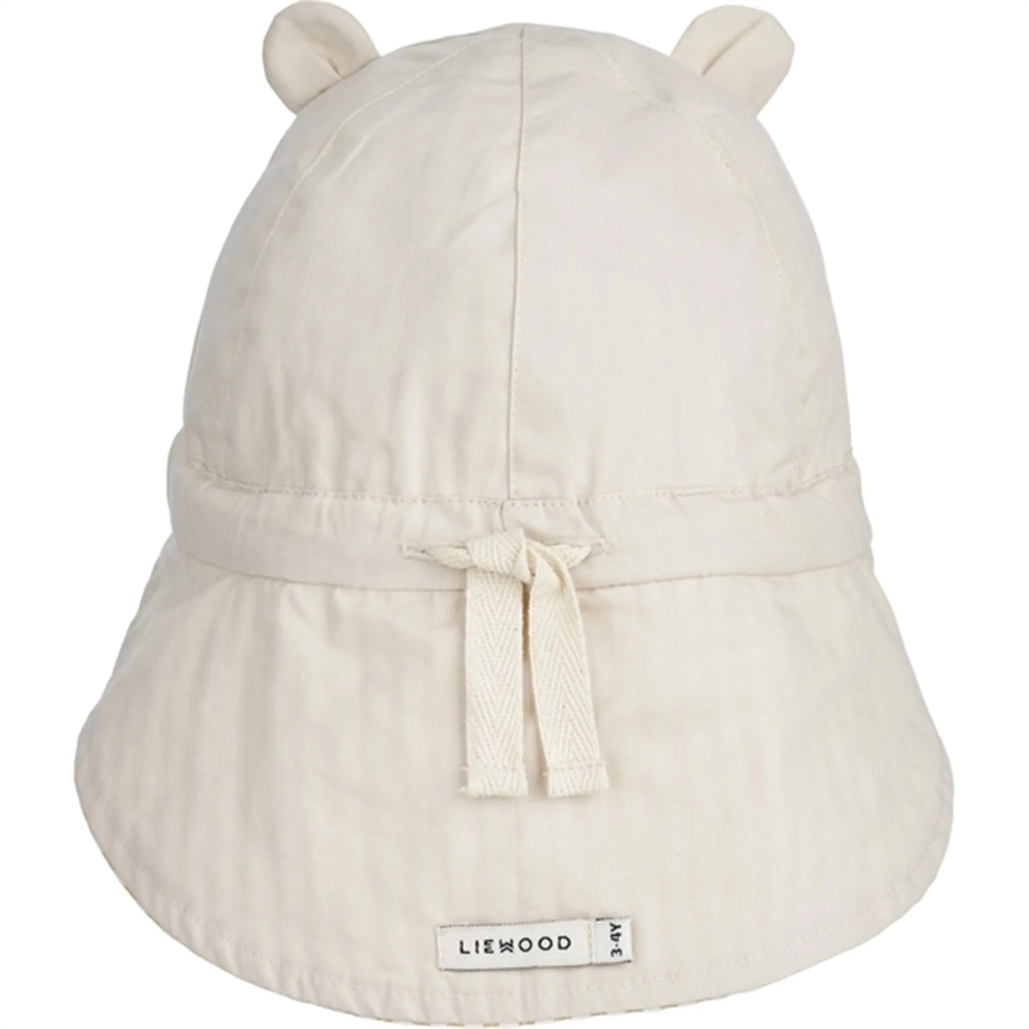 Liewood Gorm Sun Hat Stripe Yellow Mellow/Crme