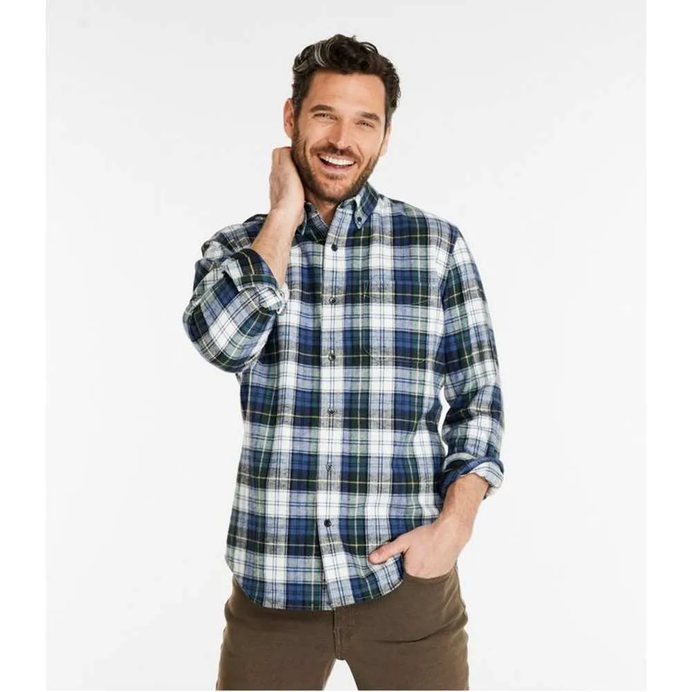 Men's Scotch Plaid Flannel Shirt