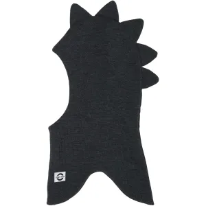 Mikk-Line Dark Grey Melange Wool Balaclava Dino