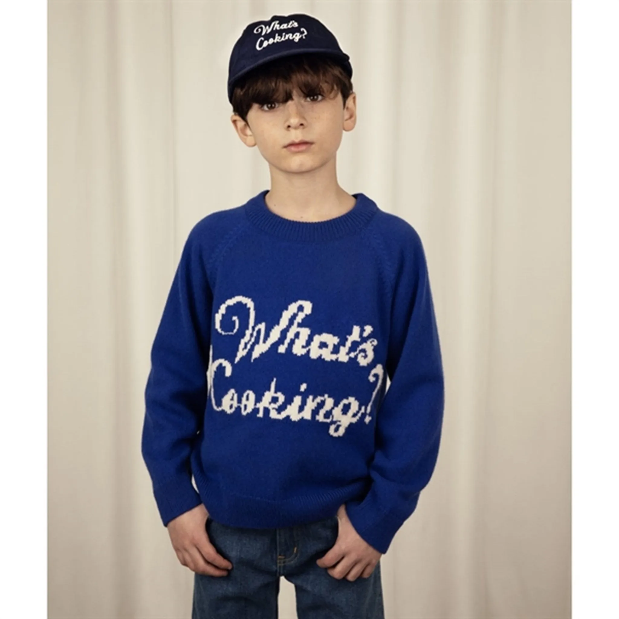 Mini Rodini What's Cooking Emb Soft Cap Navy
