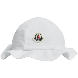 Moncler White Bucket Hat