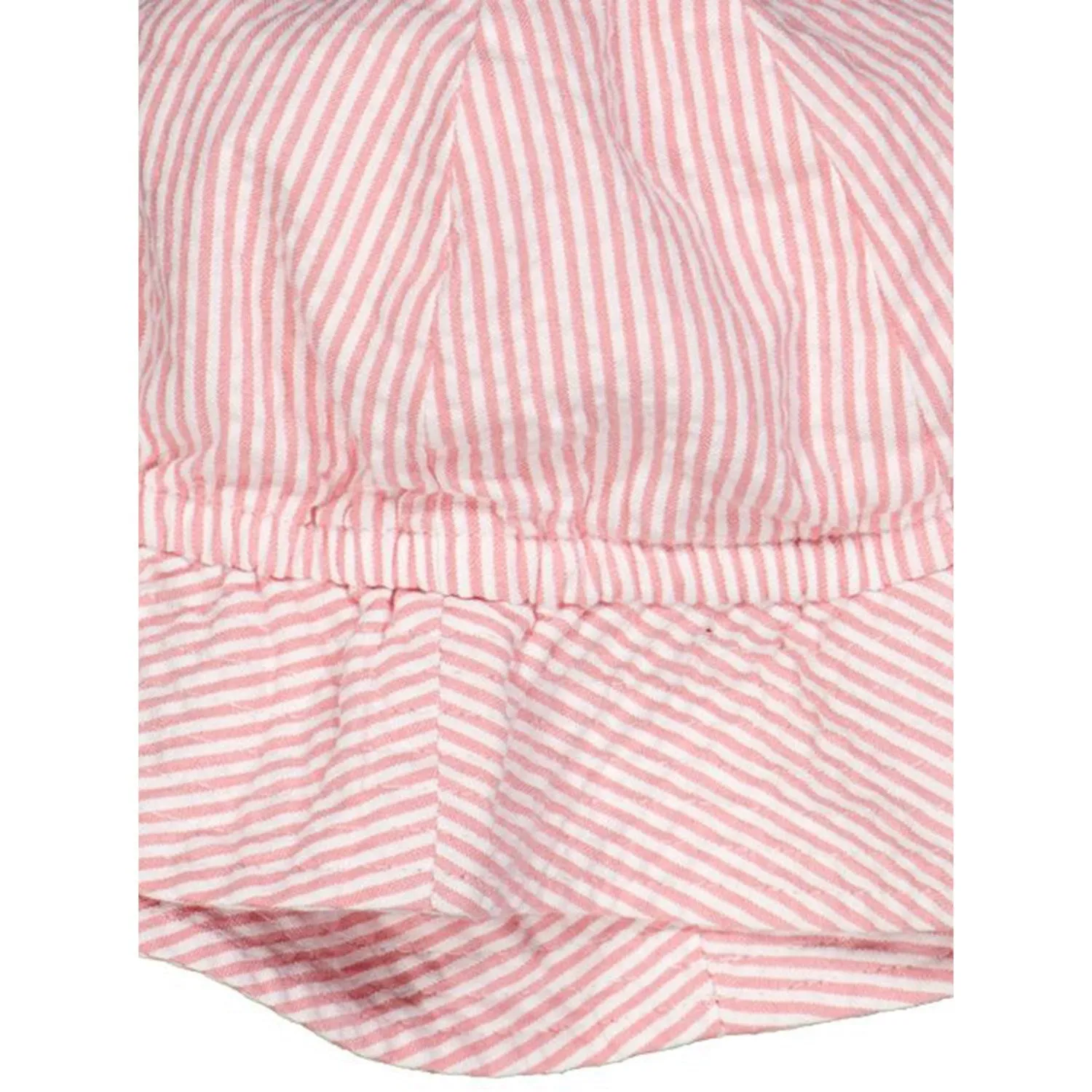 Msli Balsam Cream/ Bubblegum Seersucker Stripe Hat Baby