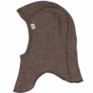 Msli Walnut Melange Woolly Rib Balaclava