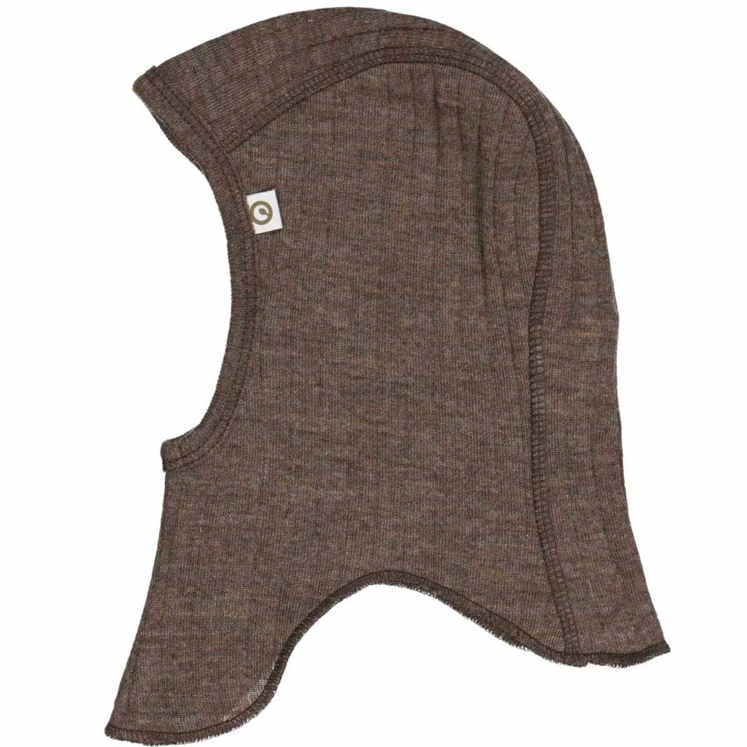 Msli Walnut Melange Woolly Rib Balaclava