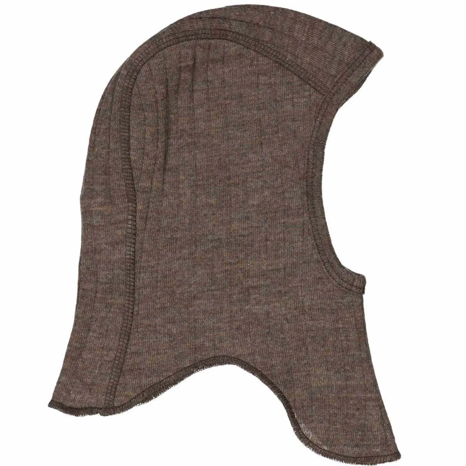 Msli Walnut Melange Woolly Rib Balaclava