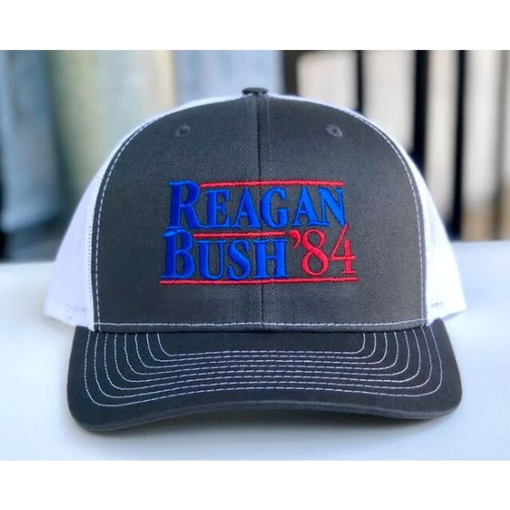 Reagan Bush '84 Trucker Hat