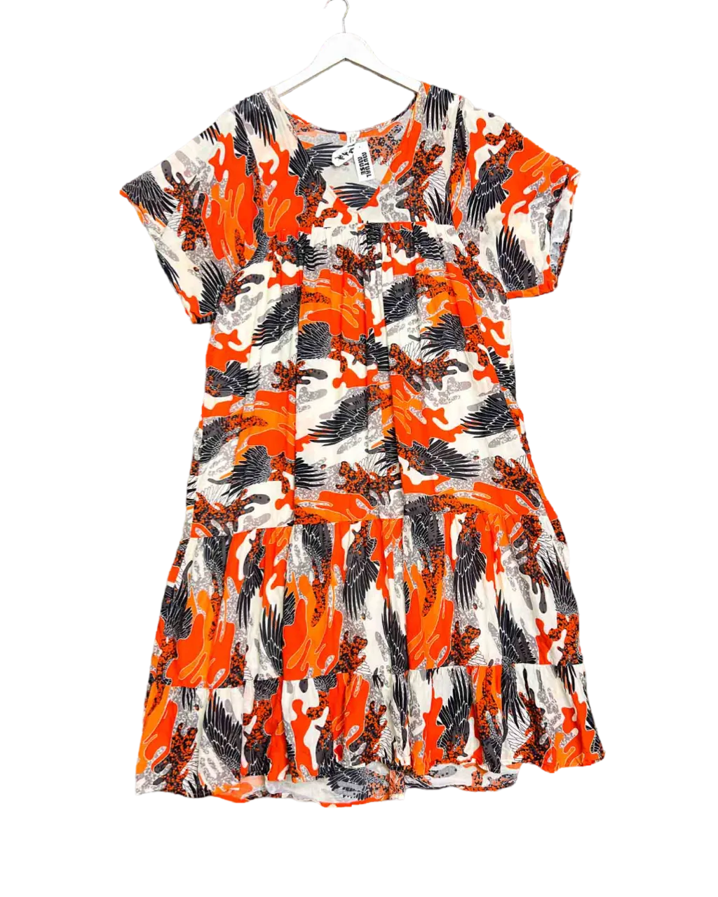 Size 12 | M.A. Dainty Multicoloured Print Cotton Maxi Dress