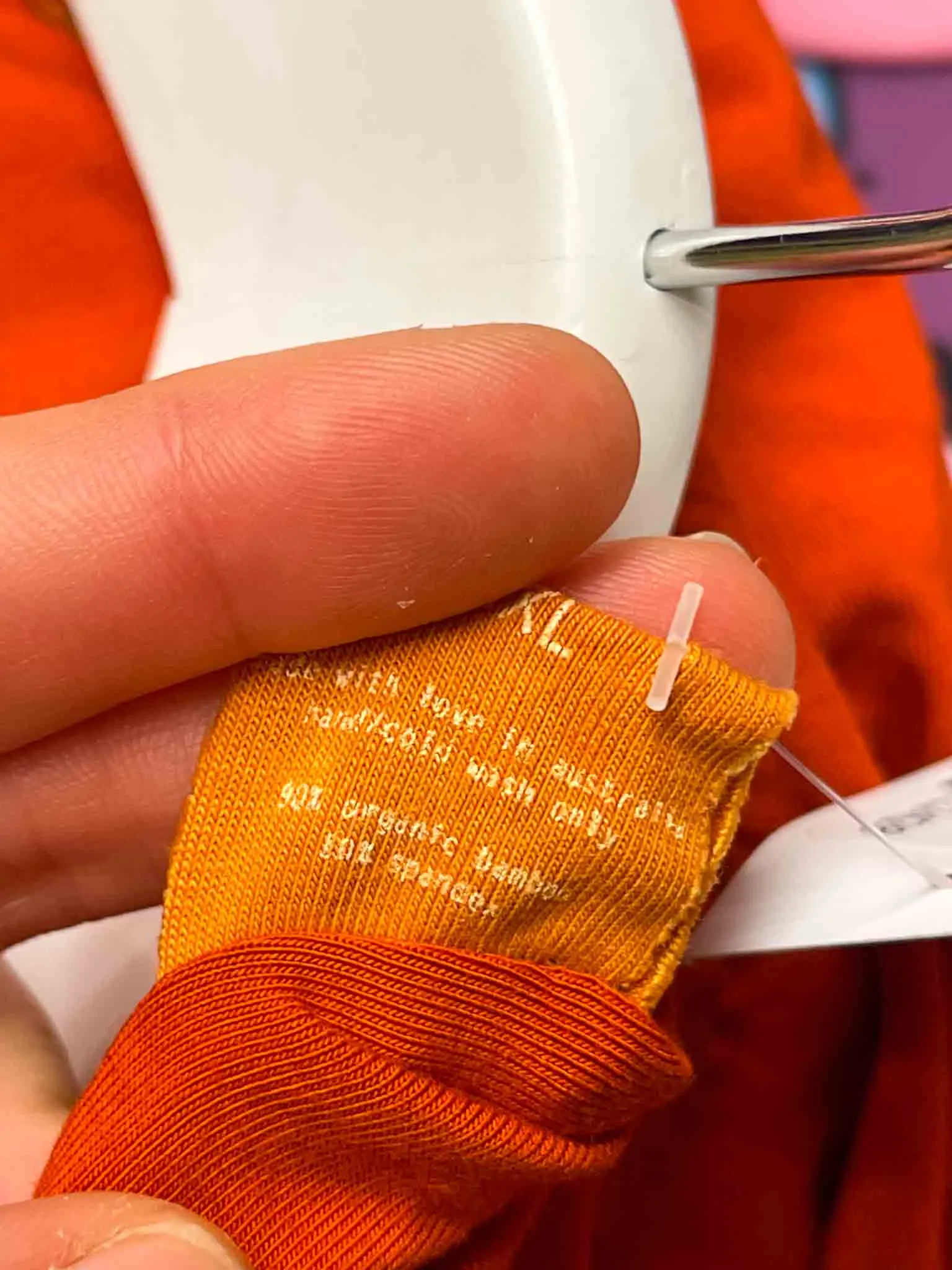 Size 3XL |  Hara Bamboo Orange Bodysuit
