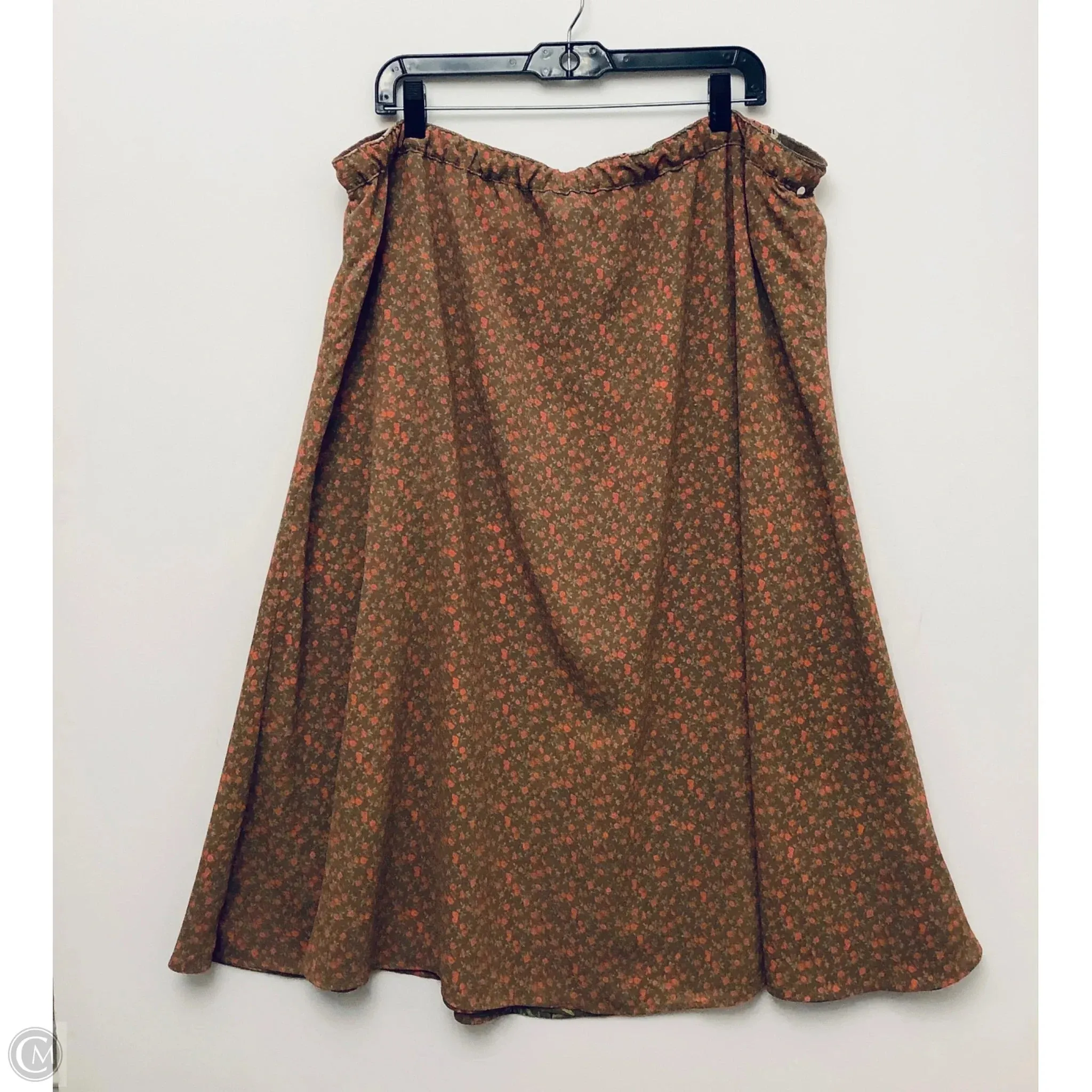 Skirt Maxi By White Stag In Brown, Size: 18